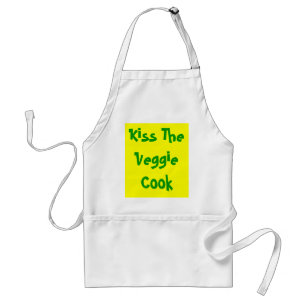 Kiss The Veggie Cook Standard Apron