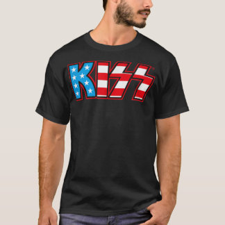 KISS unisex child Classic KISS USA Logo T Shirt, B T-Shirt