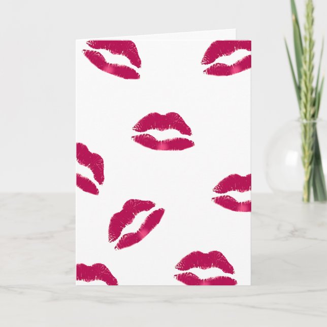 Kiss Valentine Card (Front)