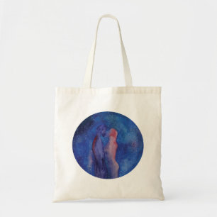 Kiss Watercolor  Art Budget Tote