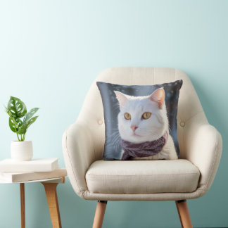 Kiss Winter cats Cushion