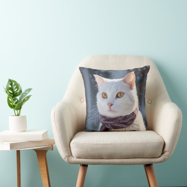 Kiss Winter cats Cushion (Chair)
