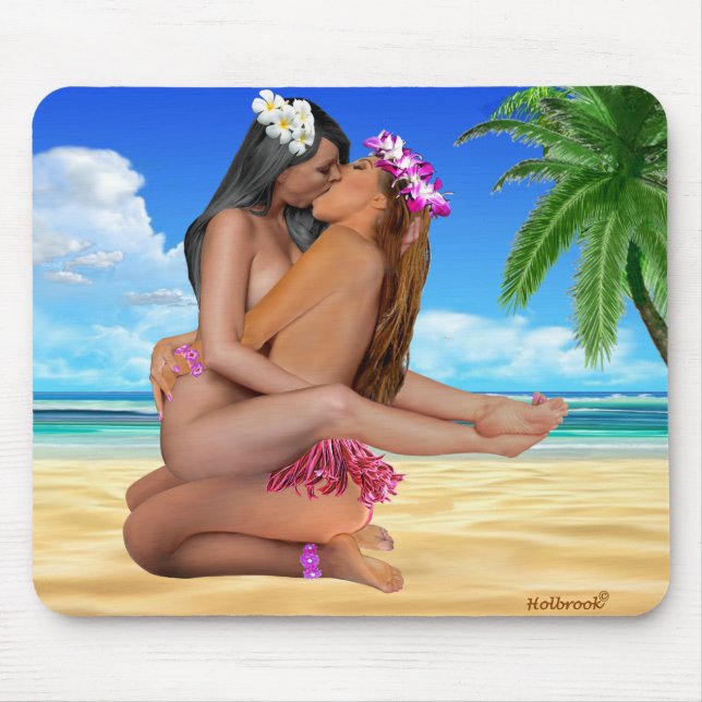 KISS WRESTLING MOUSE MAT (Front)