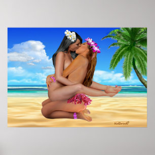 KISS WRESTLING POSTER