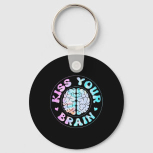 Kiss Your Brain Cute Teacher Appreciation Back To Key Ring