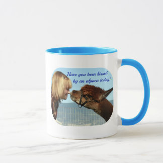 "Kissed by an Alpaca!" Mug