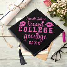 Kissed College Goodbye Year Pink Lipstick Kisses