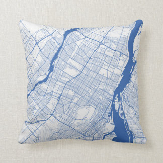 Kissen Montreal Urban Pattern BLUE Cushion