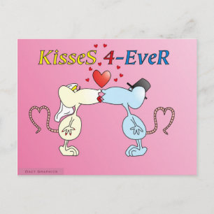 "KisseS 4-Ever rats" Postcard