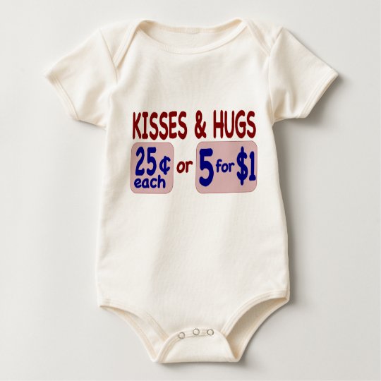 Kisses and hugs for sale baby bodysuit