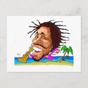 Kisses from Jamaica BOB Postcard