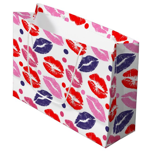 Kisses Gift Bag (Front Angled)