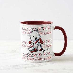 Kisses & Hugs Westie Dog Mug