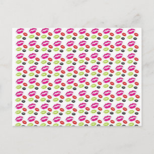 kisses postcard