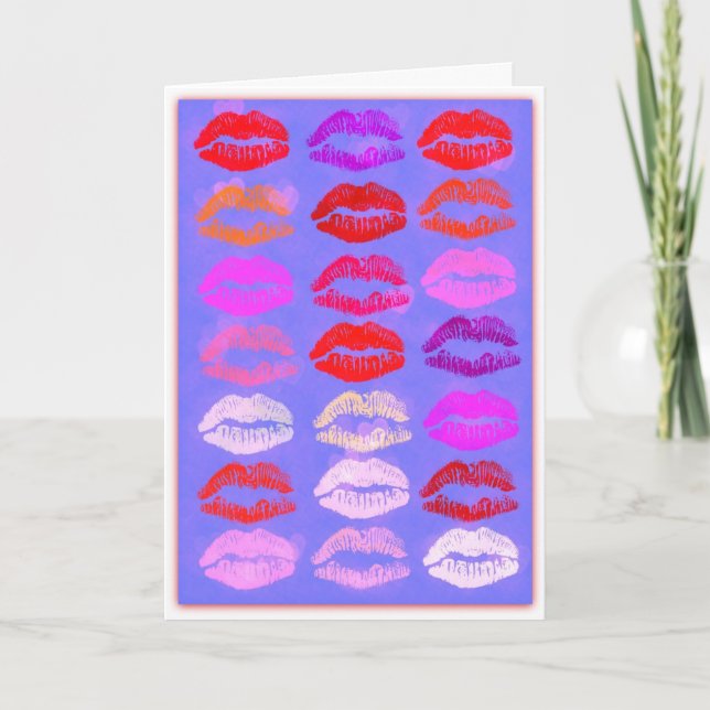 Kisses -  Valentine Card (Front)