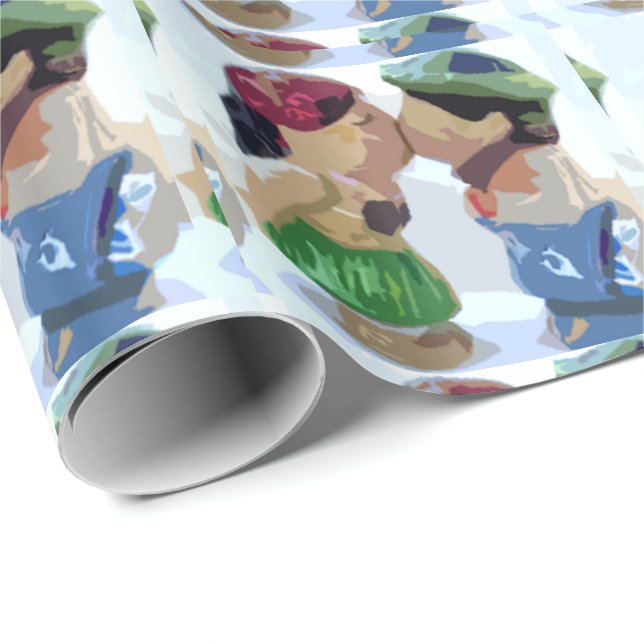 Kisses Wrapping Paper (Roll Corner)