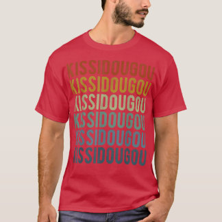 Kissidougou City Guinea Retro  T-Shirt