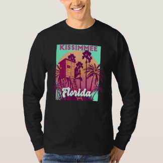 Kissimmee FL Florida vintage retro ocean scene bea T-Shirt