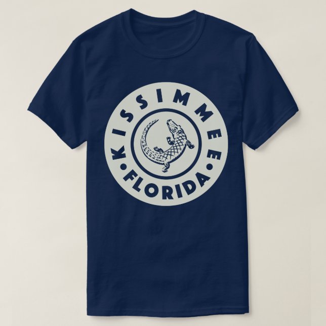 Kissimmee Florida Circle Tan T-Shirt (Design Front)