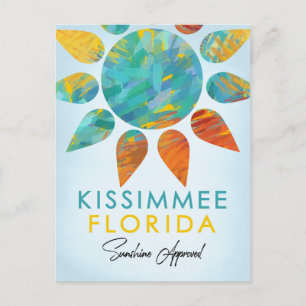 Kissimmee Florida Sunshine Travel Postcard