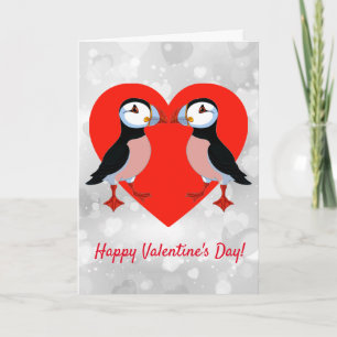 Kissin' Puffins Card