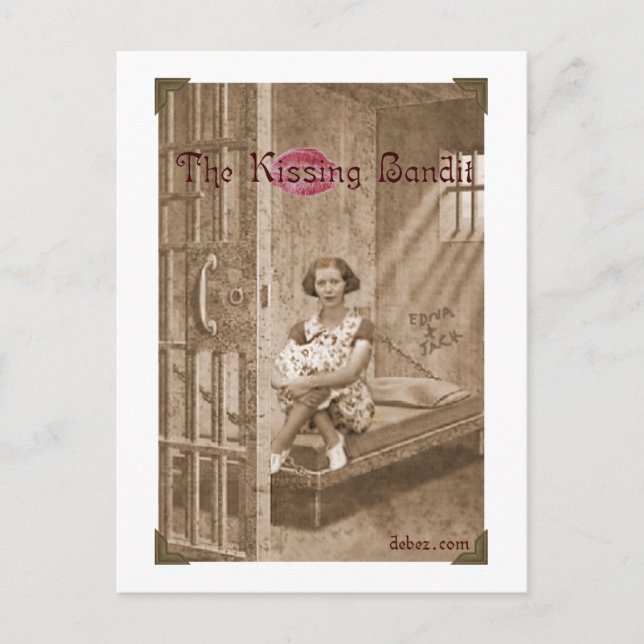 Kissing Bandit Postcard (Front)