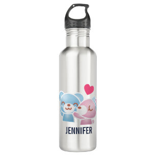 Kissing Bears Cute and Kawaii 710 Ml Water Bottle
