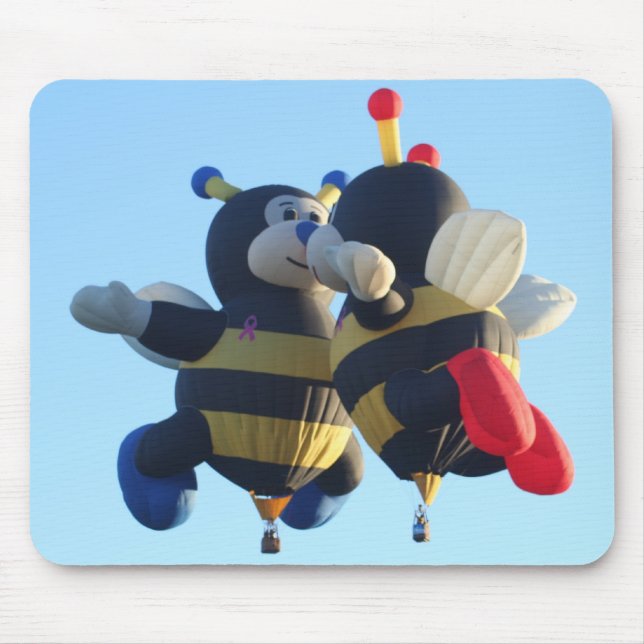 Kissing Bees Mouse Pad (Front)