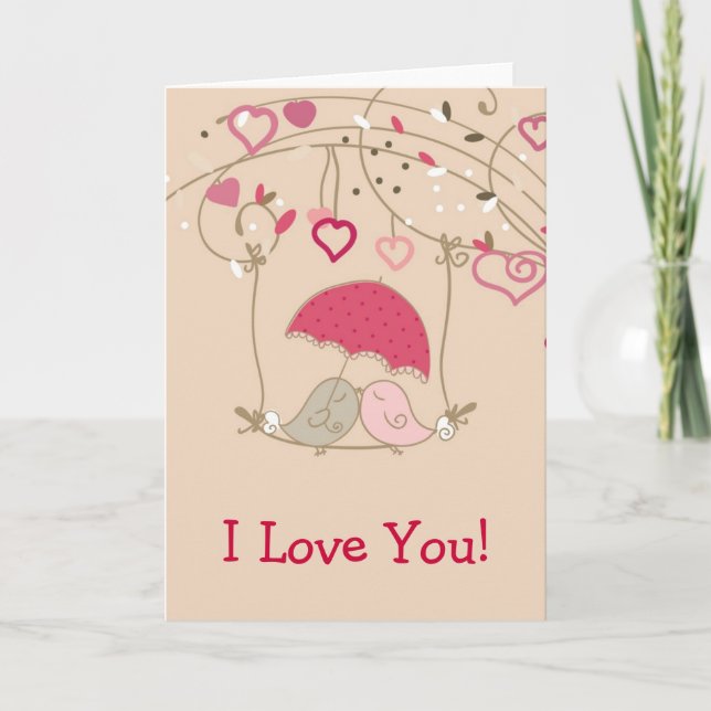 Kissing Birds Card (Front)
