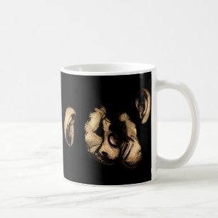 kissing chimpanzees coffee mug