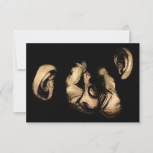 kissing chimpanzees invitation