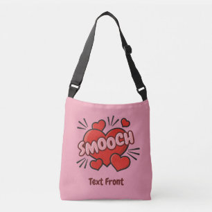 Kissing Comic Sound Effect Crossbody Bag