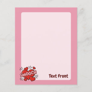 Kissing Comic Sound Effect Flyer