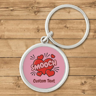 Kissing Comic Sound Effect Key Ring