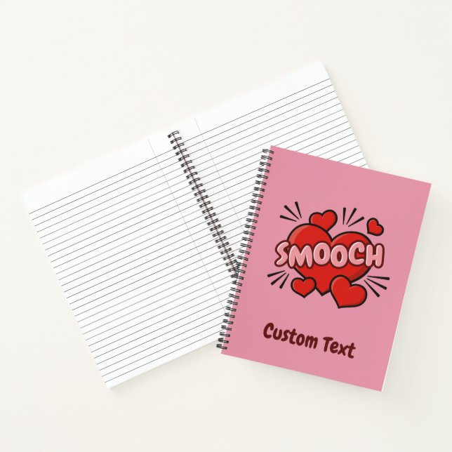 Kissing Comic Sound Effect Notebook (Inside)