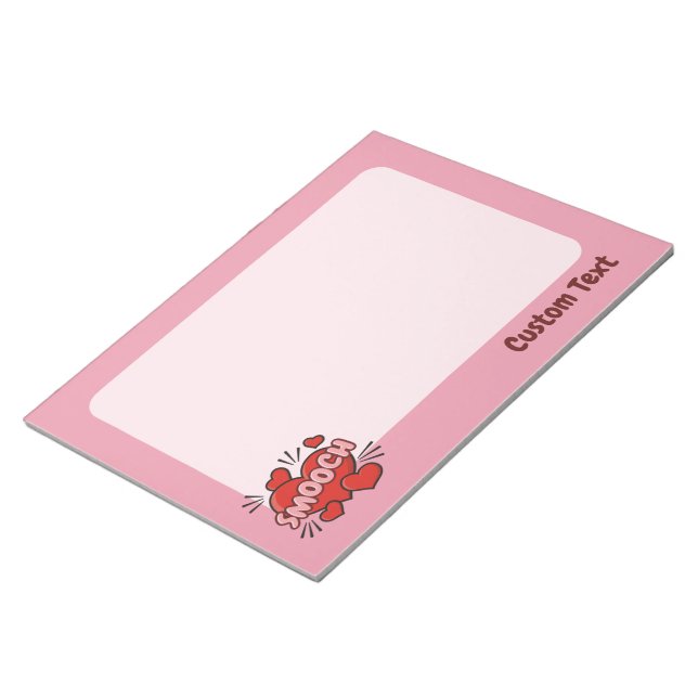 Kissing Comic Sound Effect Notepad (Angled)