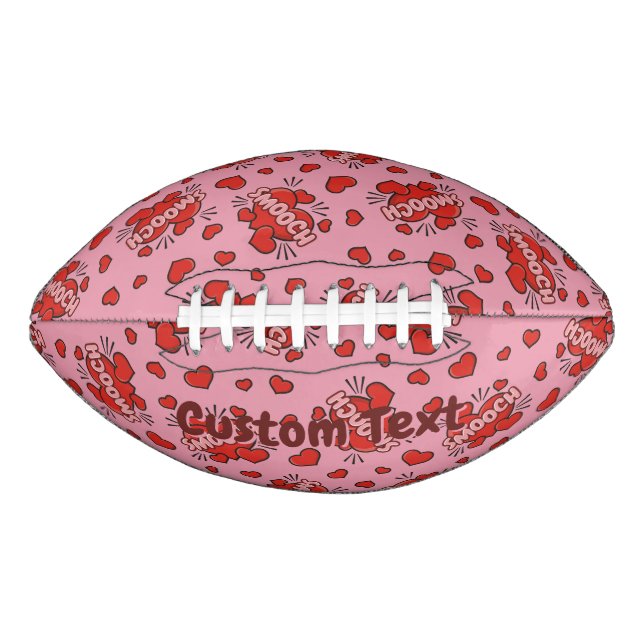 Kissing Comic Sound Effect Pattern American Football (Front)