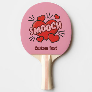 Kissing Comic Sound Effect Ping Pong Paddle