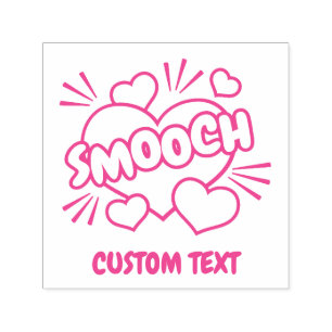 Kissing Comic Sound Effect Self-inking Stamp