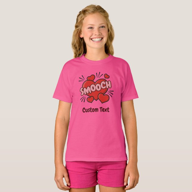 Kissing Comic Sound Effect T-Shirt (Front Full)
