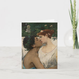 Kissing Couple Card