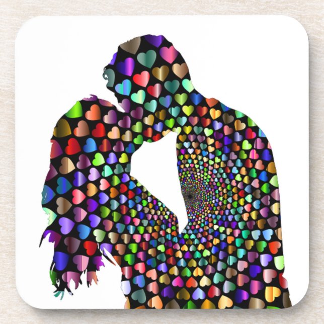 KISSING COUPLE COASTER (Front)