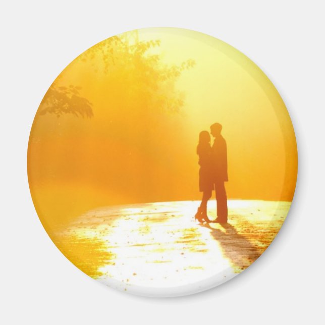 Kissing Couple in the Sunlight Magnet (Front)