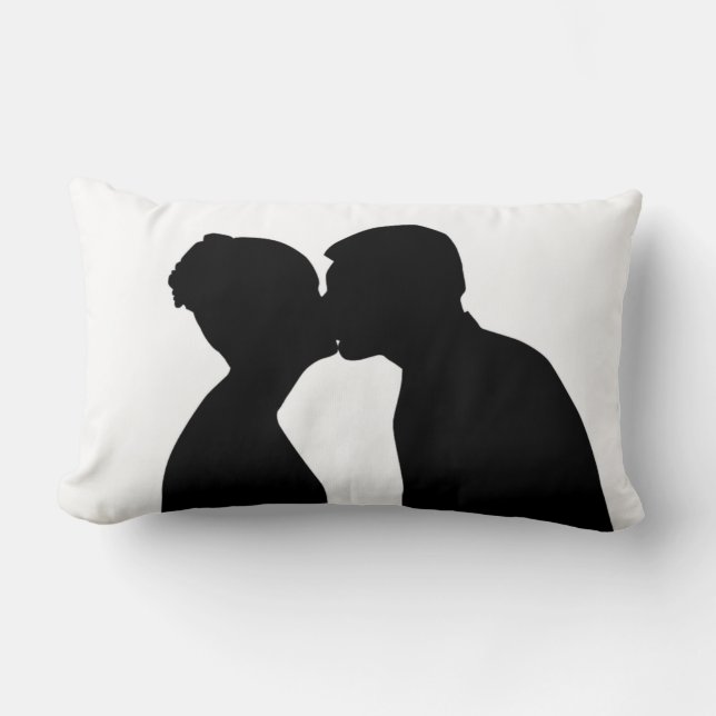 KISSING COUPLE LUMBAR CUSHION (Front)