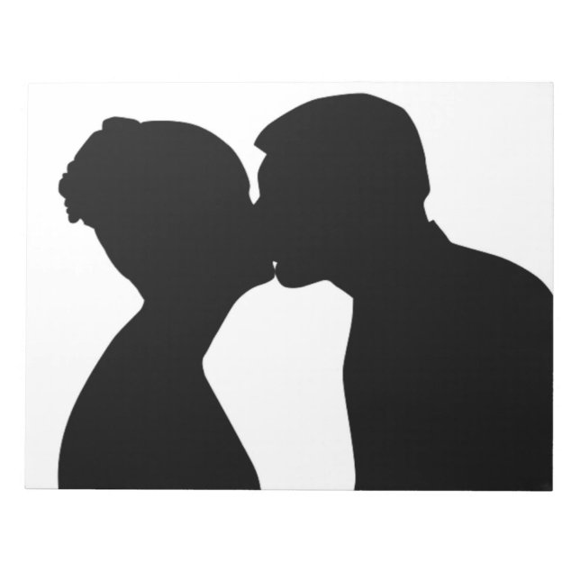 KISSING COUPLE NOTEPAD (Front)