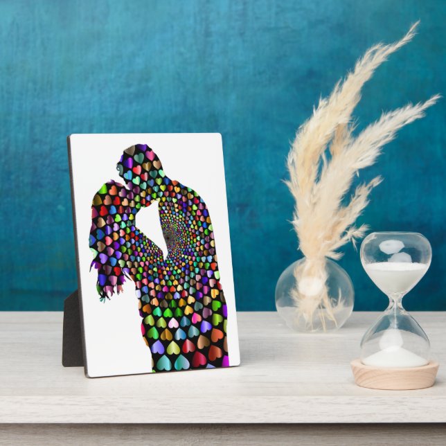 KISSING COUPLE PLAQUE (Side)