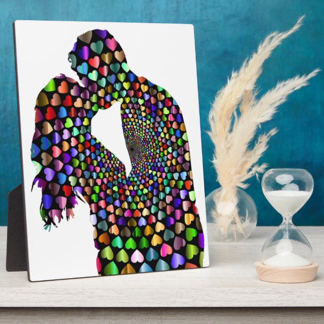 KISSING COUPLE PLAQUE (Side)