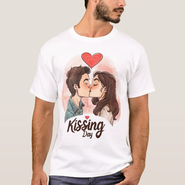 kissing day T-Shirt (Front)