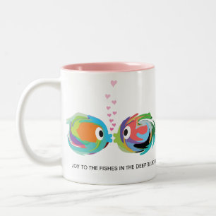 Kissing Fish 11 oz. Ceramic Mug