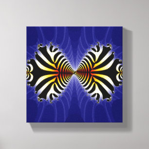 kissing Fish Design on Canvas